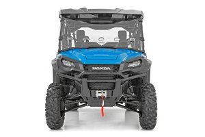 Honda Pioneer 1000-6 Deluxe Crew Vented Full Windshield - Rough Country - Scratch Resistant - 2023+